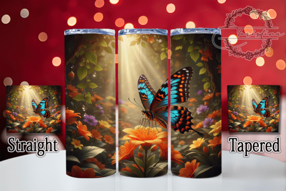 3D Butterfly Floral Tumbler: Integrating Digital Design into Your Drinkware Workflow