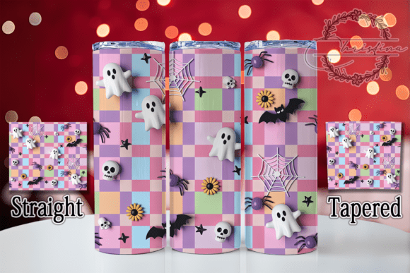 3D Pastel Floral Ghost Halloween Tumbler — Strategic Design for Creative and Business Success