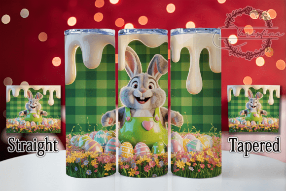 Elevating Drinkware Branding with the 3D Puffy Cartoon Bunny Tumbler Design