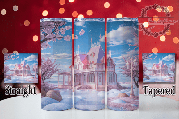 Evaluating the 3D Pink Snowy House Christmas Tumbler for Custom Drinkware Projects