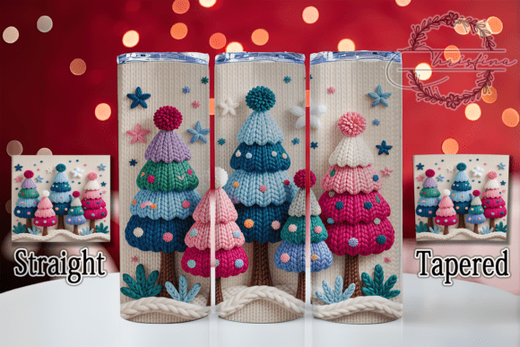 The Art of Personalized Drinkware: Integrating 3D Crochet Christmas Trees Tumbler Designs into Modern Crafting