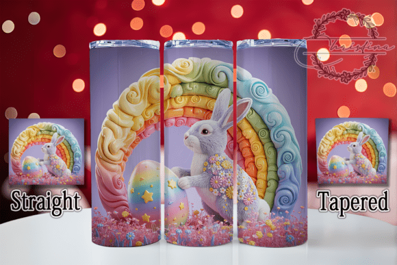 The Rise of the 3D Rainbow Easter Bunny Tumbler in Modern Drinkware Design